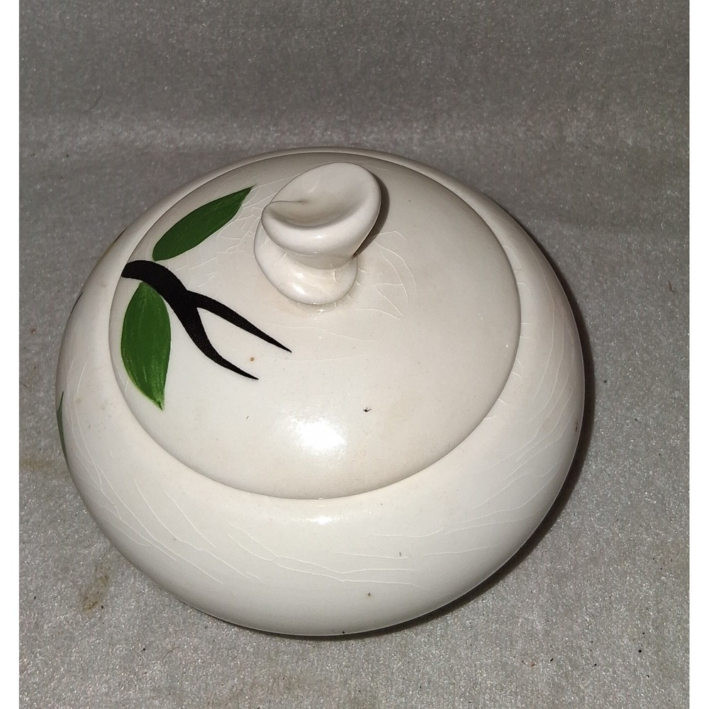VTG Sugar Bowl Joni Dixie Dogwood by BLUE RIDGE Southern Pottery - Picture 3 of 5